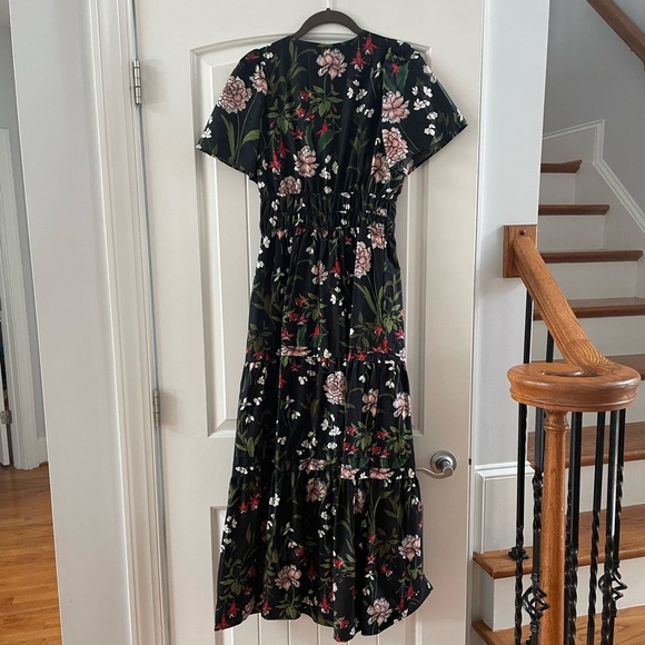 Anthropologie Somerset Dress in Black Floral, Size Small - Picture 6 of 8